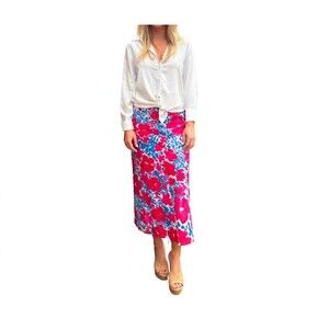 NWT Fitzroy & Willa Nori Skirt in White Poppy
